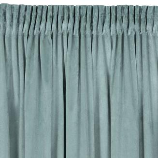 Zasłona gotowa na taśmie MELANIE 140x270 Eurofirany niebieski