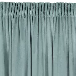 Zasłona gotowa na taśmie MELANIE 140x270 Eurofirany niebieski
