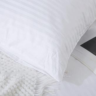 Poszewka z adamaszku satyna bawełniana 70x80 biała