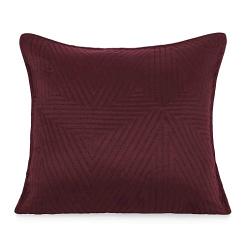 Poszewka dekoracyjna TRIO 45x45 pikowana bordowa