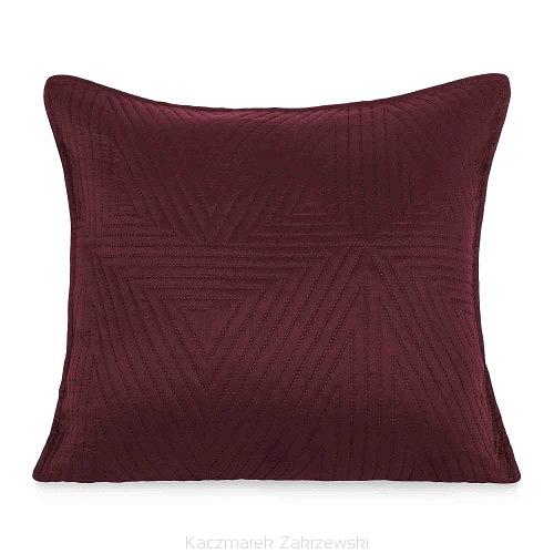 Poszewka dekoracyjna TRIO 45x45 pikowana bordowa