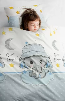 Pościel satynowa KID 100x135 Eurofirany wielokolorowy