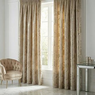 Zasłona gotowa na taśmie CELIA 140x270 Eurofirany beżowy