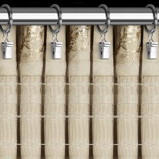Zasłona gotowa na taśmie CELIA 140x270 Eurofirany beżowy
