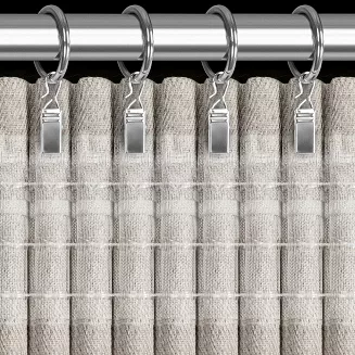 Zasłona gotowa na taśmie OLENA 140x270 Eurofirany ciemnobeżowy