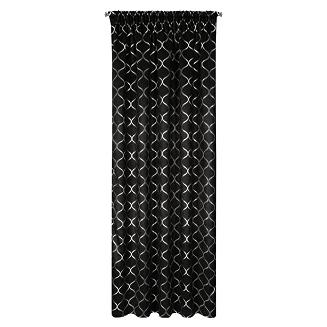 Zasłona gotowa na taśmie MILI 140x270 Eurofirany czarny