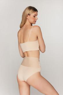 Figi damskie modelujące z wysokim stanem Babell kod 069 beżowe