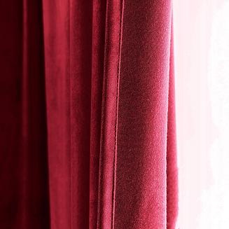 Czerwona Zasłona Welurowa Z Kryształkami Na Taśmie 140x270 Shiny