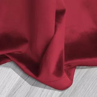 Czerwona Zasłona Welurowa Z Kryształkami Na Taśmie 140x270 Shiny