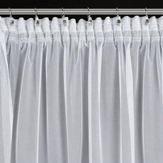 Firana gotowa na taśmie LORIS 140x270 Eurofirany biały