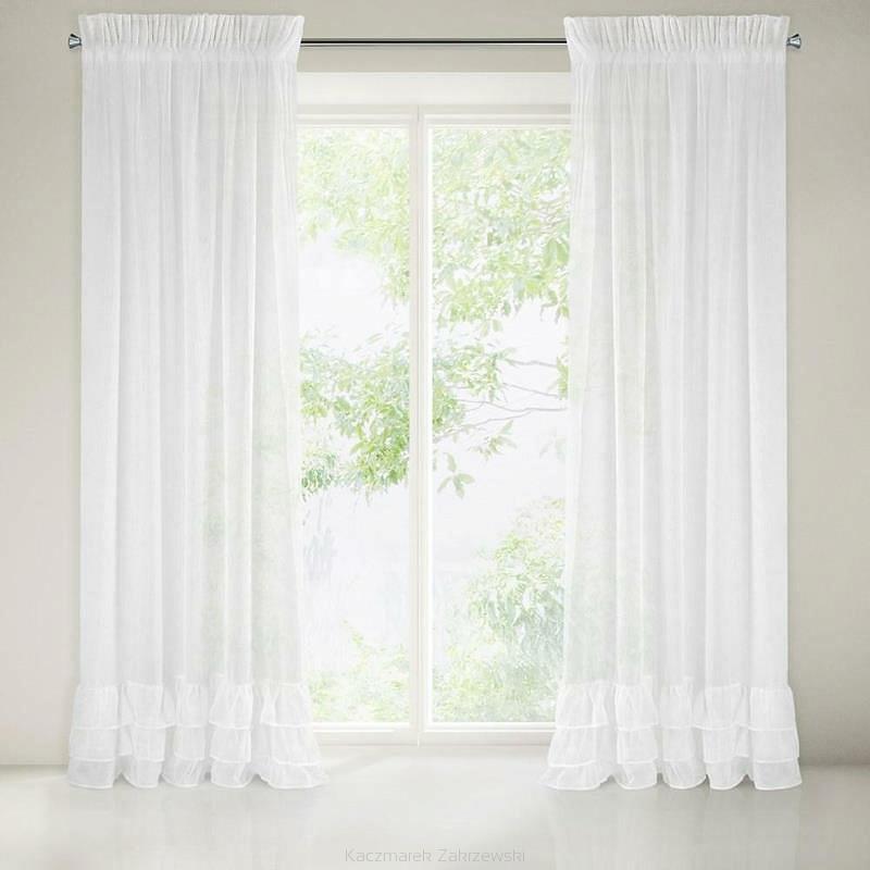 Firana na taśmie RAJA 140x270 Eurofirany biały