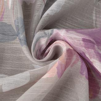 Zasłona gotowa na taśmie SHERRY 140x300 Eurofirany srebrny