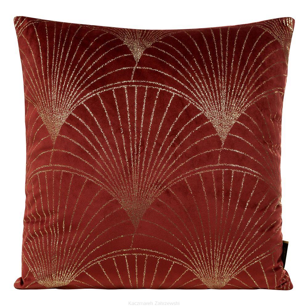 Poszewka dekoracyjna BLINK 45x45 Eurofirany ceglany/jasnozłoty