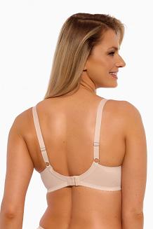 Biustonosz z koronką Semi-Soft Maja 1300 półusztywniany beżowy