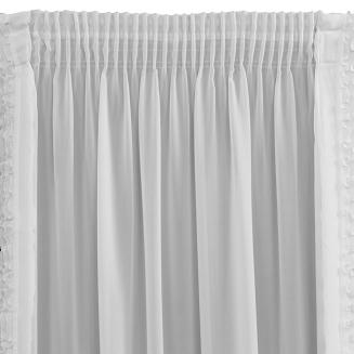 Firana gotowa na taśmie LUISA Eurofirany biały