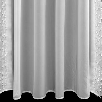 Firana gotowa na taśmie LUISA Eurofirany biały