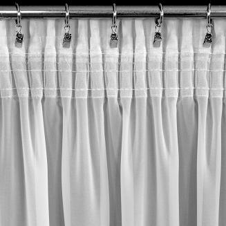 Firana gotowa na taśmie LUISA Eurofirany biały