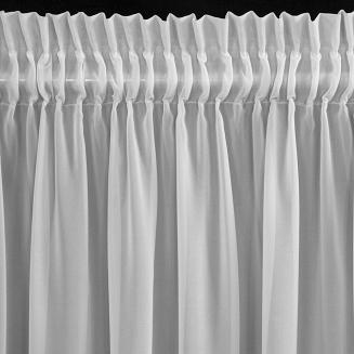 Firana gotowa na taśmie LUISA Eurofirany biały