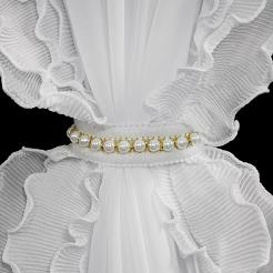 Firana gotowa na taśmie LUISA Eurofirany biały