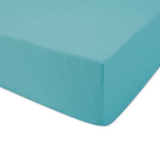 Prześcieradło jersey z gumką 60x120 Darymex turkusowe
