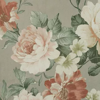 Zasłona gotowa na przelotkach FIORE 140x250 Eurofirany oliwkowy