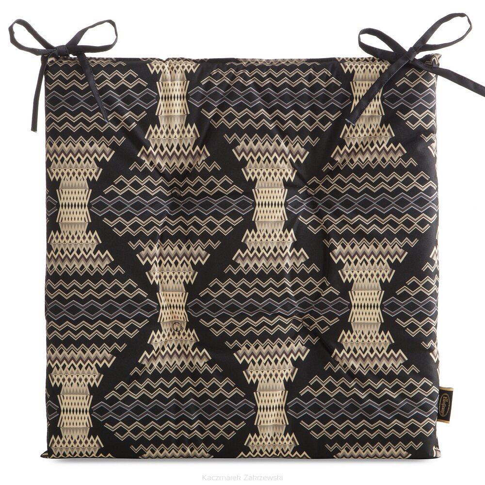 Poduszka na krzesło GARDEN 43x43x4 Eurofirany czarny