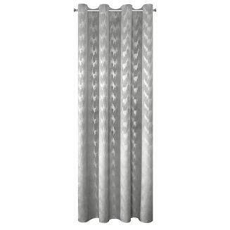 Zasłona gotowa na przelotkach CHILL 140x250 Eurofirany szary/srebrny