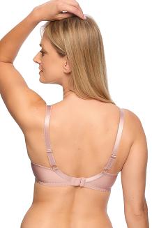 Biustonosz z koronką Semi-Soft Freja 1289 półusztywniany pudrowy