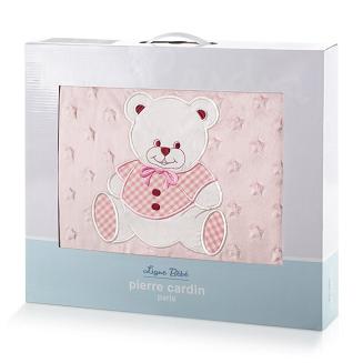 Koc Pierre Cardin BABY4 80x110 Pierre Cardin Eurofirany różowy