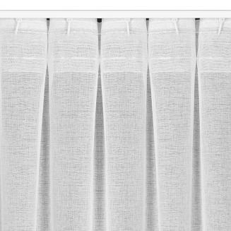 Firana gotowa na taśmie LAYLA 140x270 Eurofirany biały