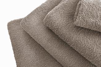 Ręcznik frotte Bari 100x150 gładki ciemnobeżowy
