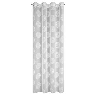 Firana gotowa na przelotkach MILAGROS 140x250 Eurofirany biały