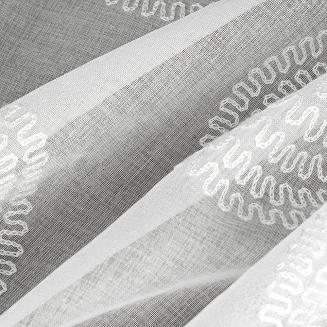 Firana gotowa na przelotkach MILAGROS 140x250 Eurofirany biały