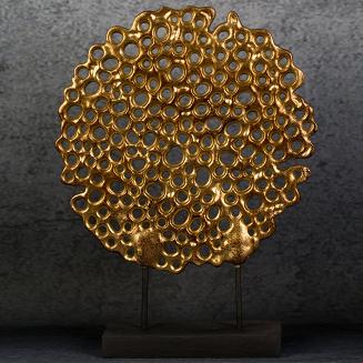 Figurka dekoracyjna DORIA Eurofirany złoty