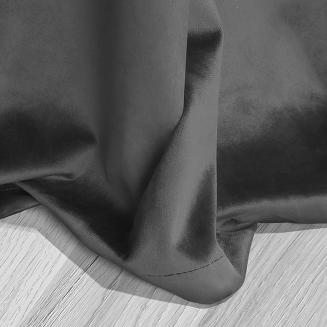 Grafitowa Zasłona Welurowa Z Kryształkami Na Taśmie 140x270 Shiny