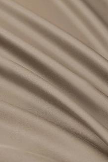 Pościel bambusowa 140x200 ciemnobeżowa z białą bizą