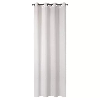 Zasłona gotowa na przelotkach RIVIA 140x250 Design91 biały/srebrny