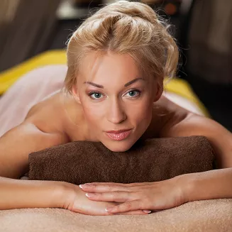Ręcznik Hotelowy SPA Sauna 50x100 brązowy
