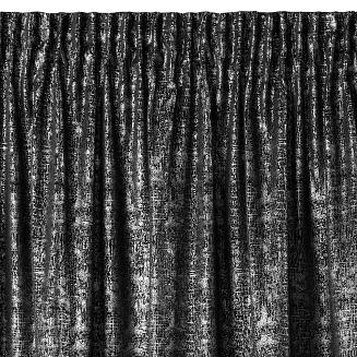 Zasłona gotowa na taśmie CYPR 140x270 Design91 czarny