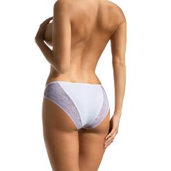 Figi damskie z koronką Babell kod 108 białe