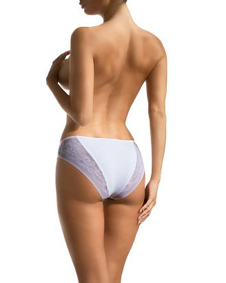 Figi damskie z koronką Babell kod 108 białe