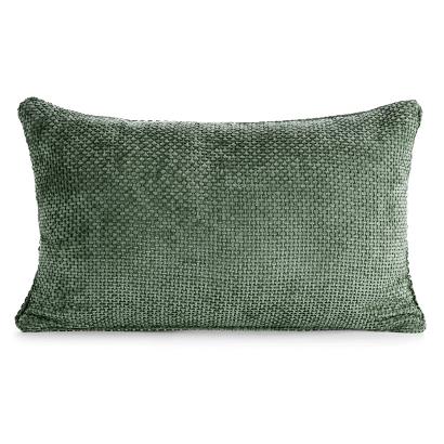 Poszewka dekoracyjna SZENIL6 30x50 Eurofirany ciemnozielona z wypustką