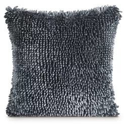 Poszewka dekoracyjna SHAGGY 45x45 Eurofirany srebrny