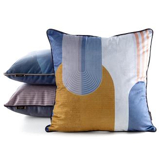 Poszewka dekoracyjna VELVET 45x45 Eurofirany niebieski