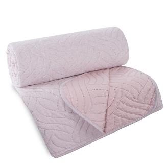 Narzuta dekoracyjna LEN 200x220 różowy