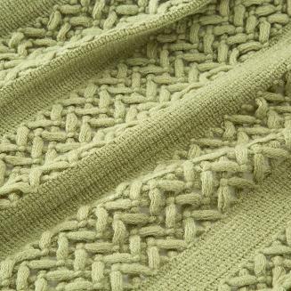 Koc narzuta AKRYL 130x170 Eurofirany jasnozielony