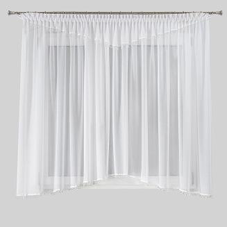 Firana gotowa na taśmie JULA 350x160 Eurofirany biały