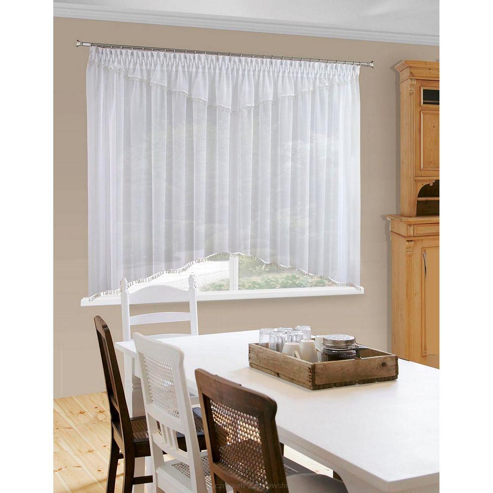 Firana gotowa na taśmie JULA 350x160 Eurofirany biały