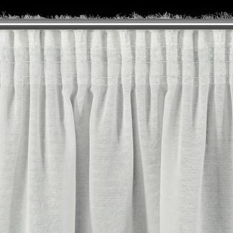 Zasłona gotowa na taśmie AGIS 140x270 Eurofirany biały