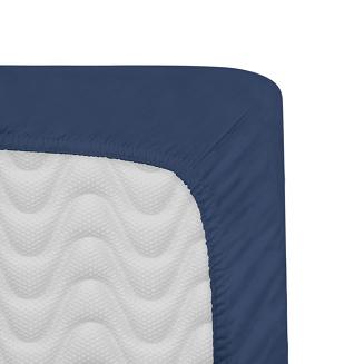 Prześcieradło satyna bawełniana z gumką 200x220 Darymex chabrowe